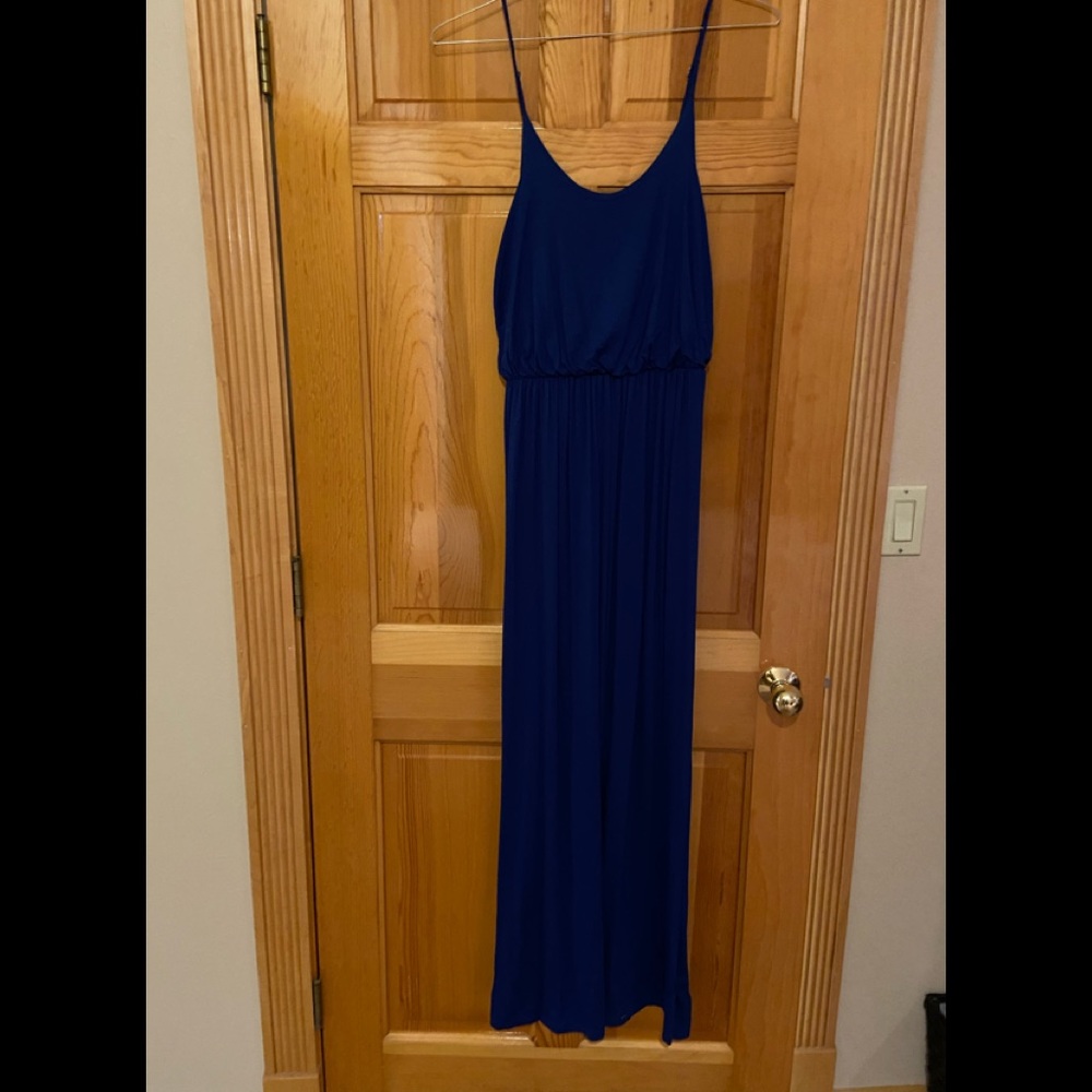 Blue maxi dress